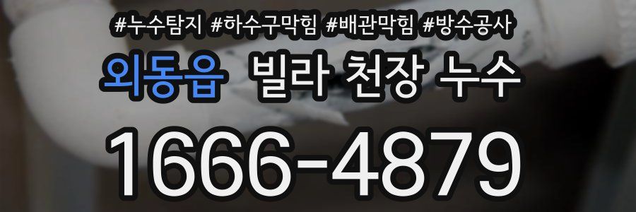 외동읍 빌라 천장 누수