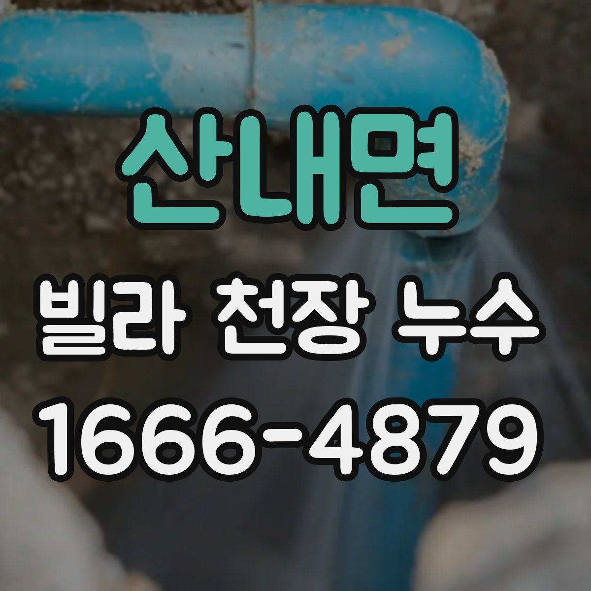 산내면 빌라 천장 누수