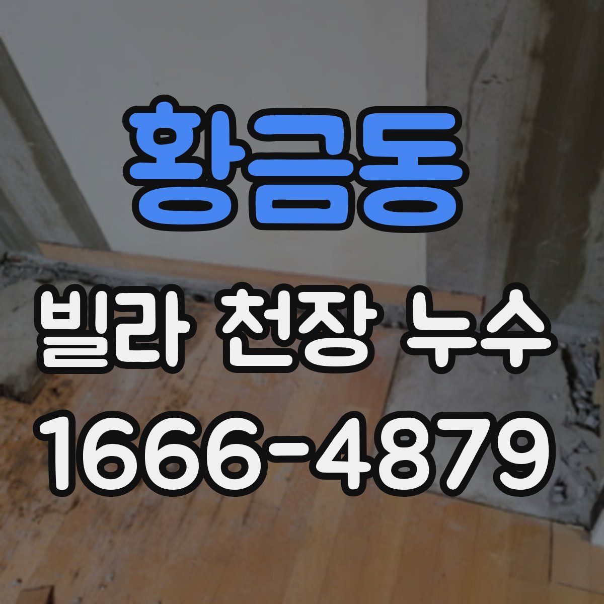 황금동 빌라 천장 누수
