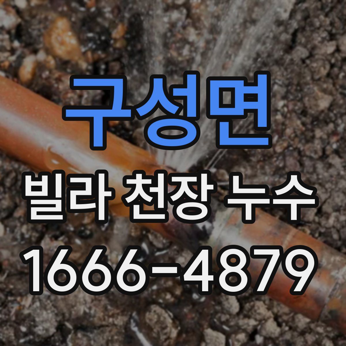 구성면 빌라 천장 누수