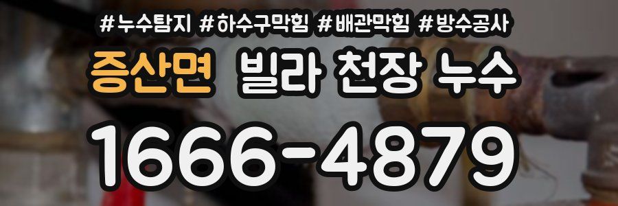 증산면 빌라 천장 누수