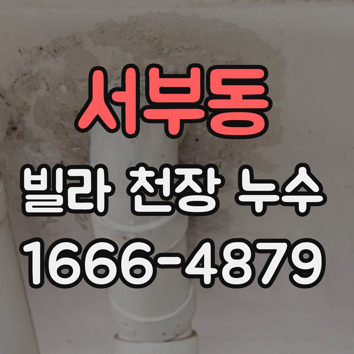 서부동 빌라 천장 누수