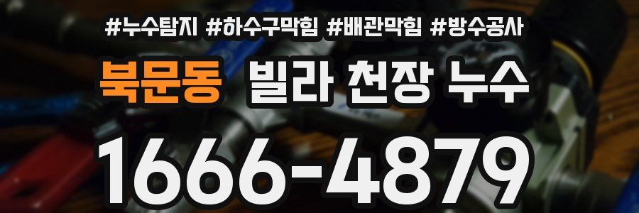북문동 빌라 천장 누수