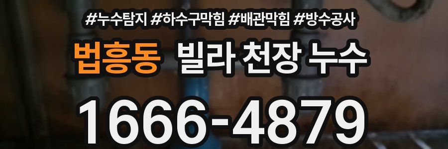 법흥동 빌라 천장 누수