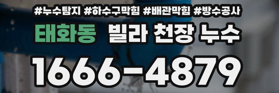 태화동 빌라 천장 누수