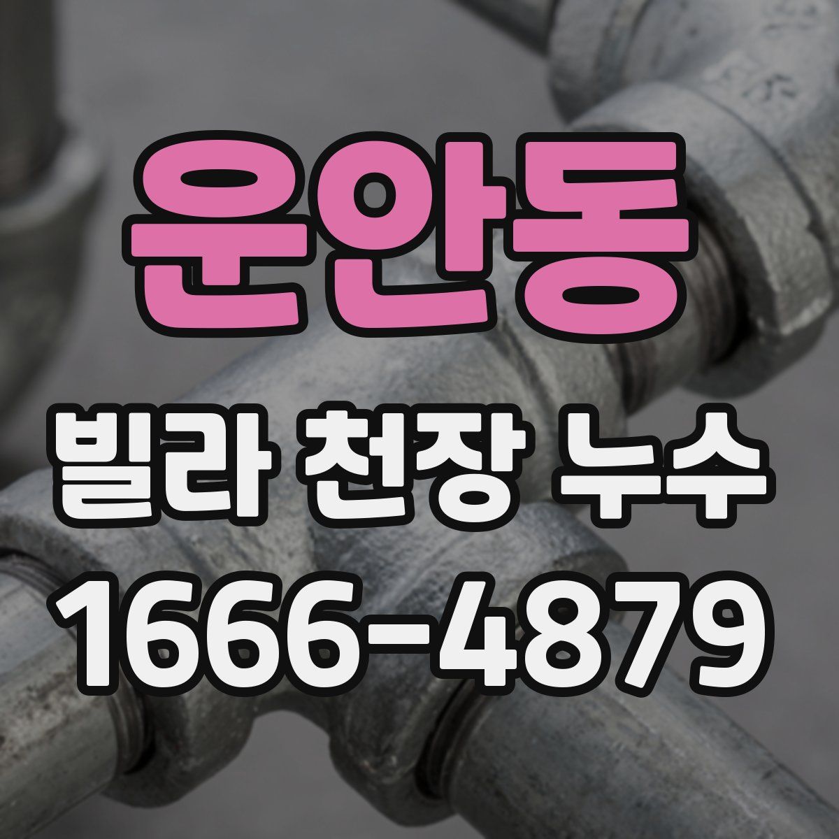 운안동 빌라 천장 누수