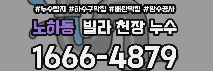 노하동 빌라 천장 누수