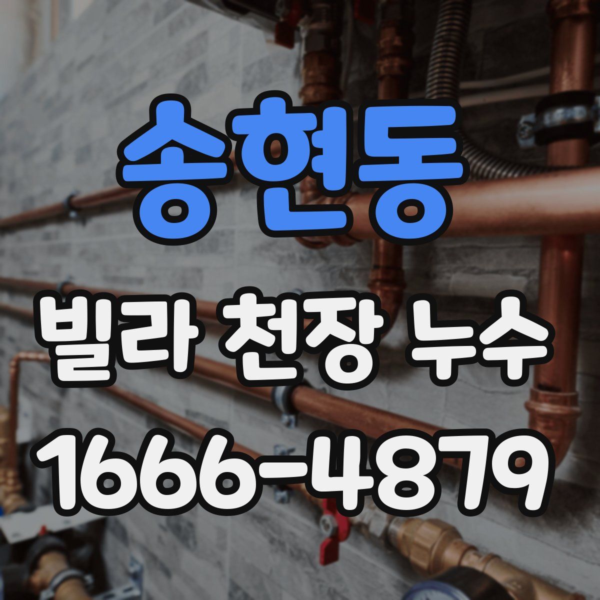 송현동 빌라 천장 누수