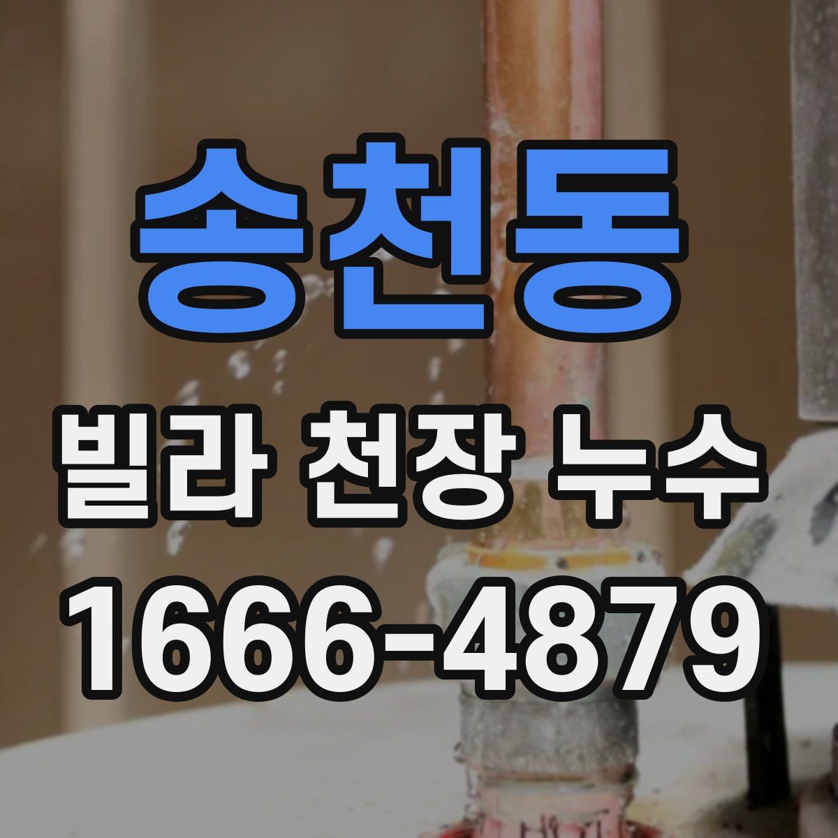 송천동 빌라 천장 누수