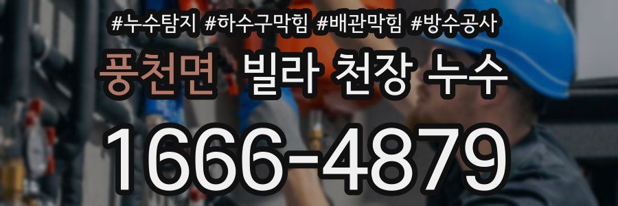 풍천면 빌라 천장 누수