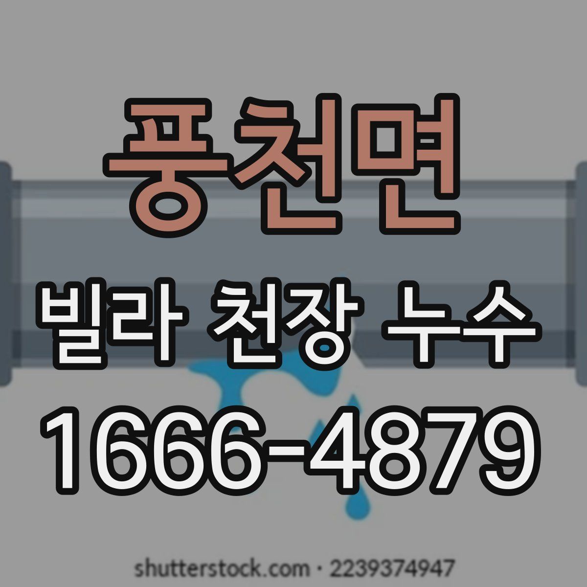 풍천면 빌라 천장 누수