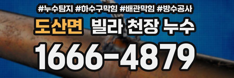 도산면 빌라 천장 누수