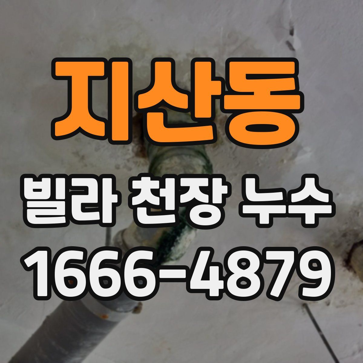 지산동 빌라 천장 누수