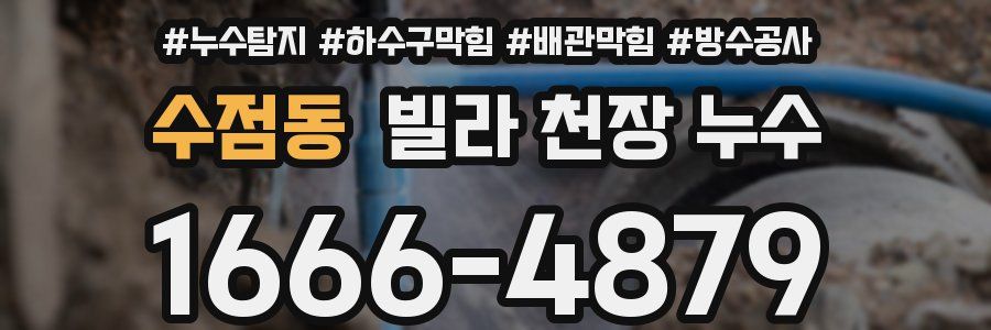 수점동 빌라 천장 누수