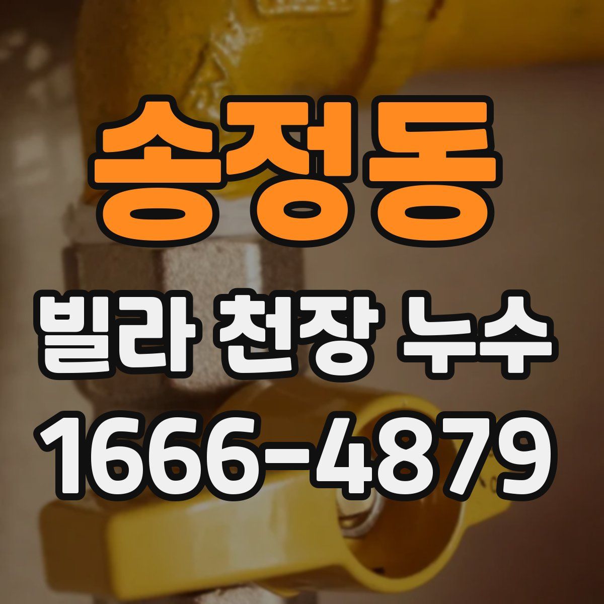 송정동 빌라 천장 누수