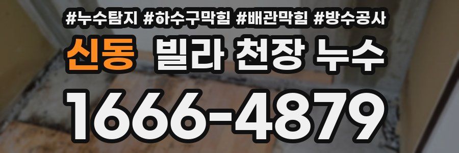 신동 빌라 천장 누수