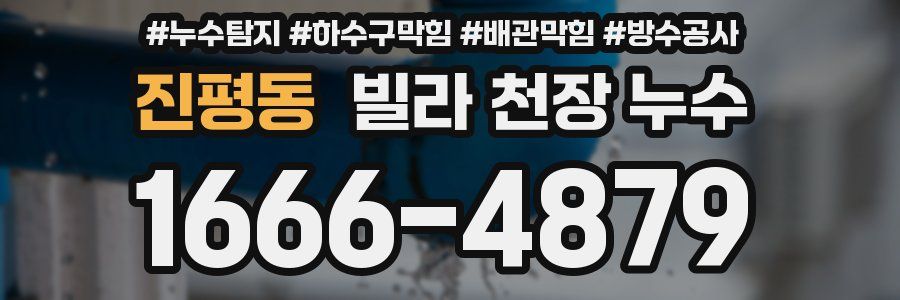 진평동 빌라 천장 누수