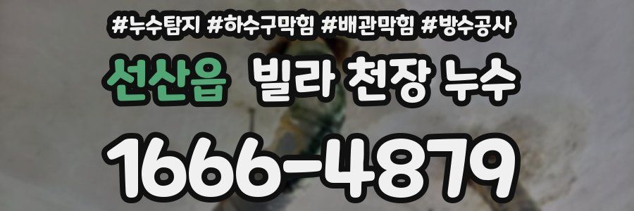 선산읍 빌라 천장 누수