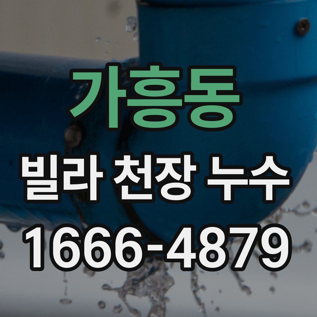 가흥동 빌라 천장 누수