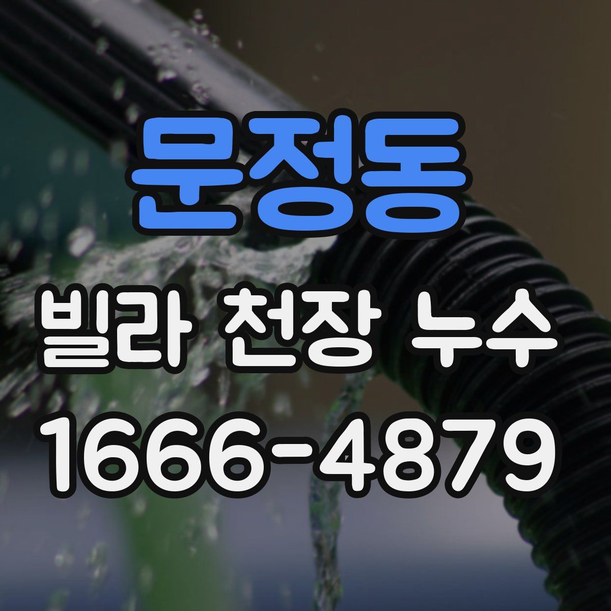 문정동 빌라 천장 누수