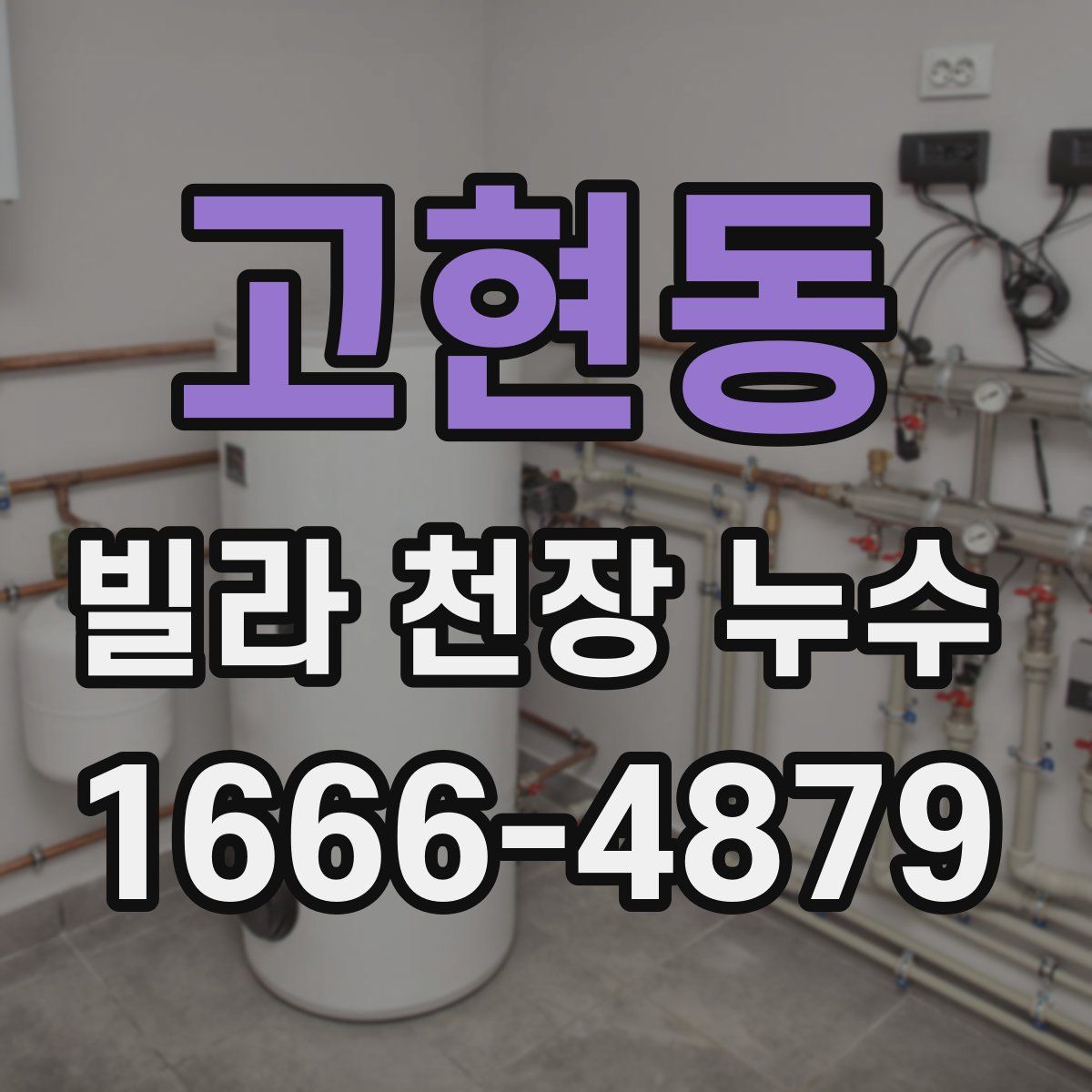 고현동 빌라 천장 누수