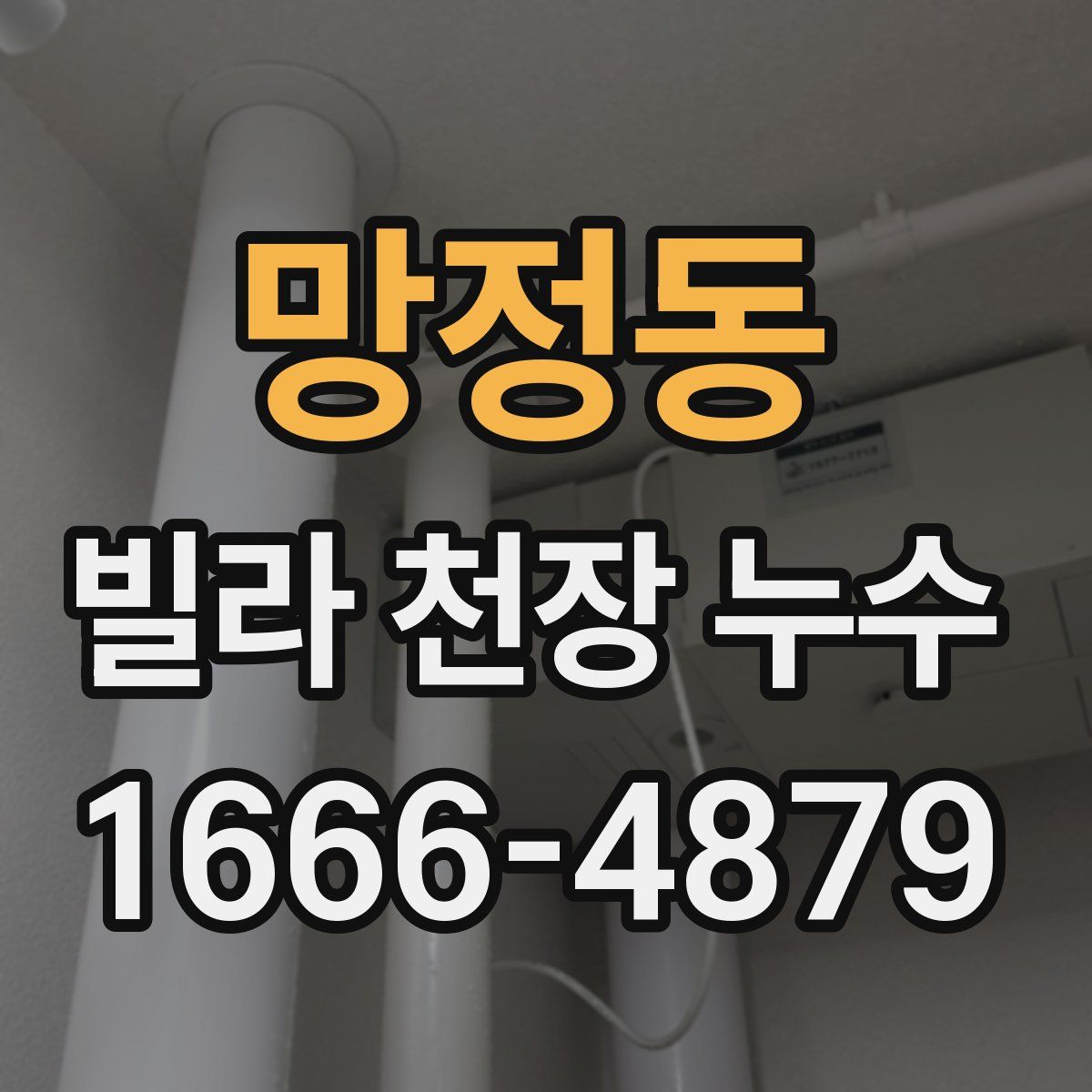 망정동 빌라 천장 누수