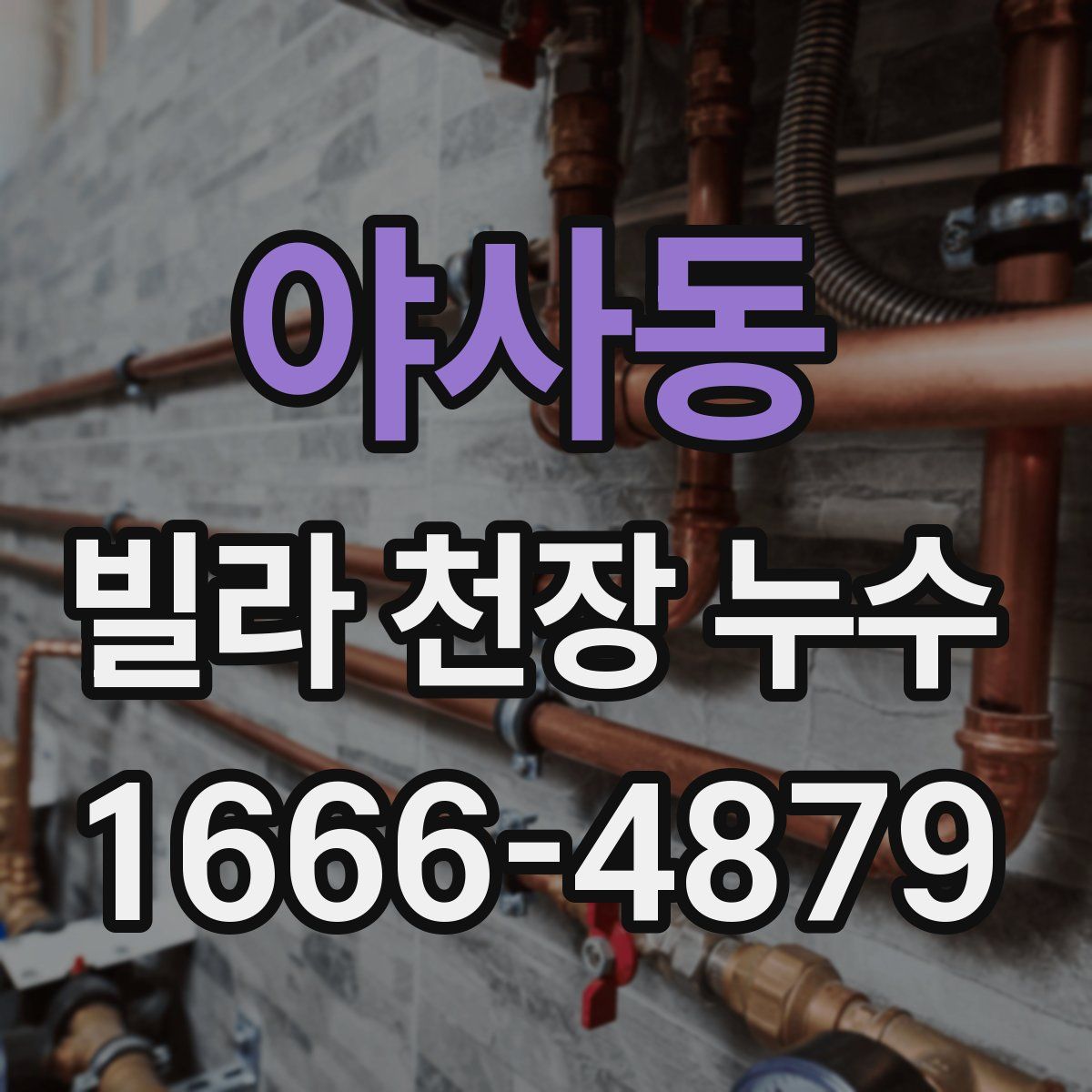 야사동 빌라 천장 누수