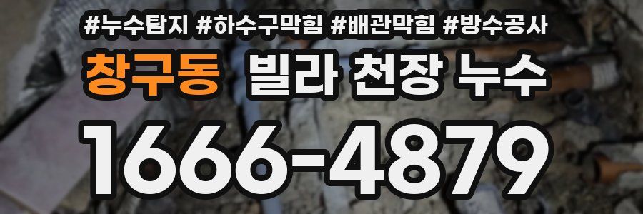 창구동 빌라 천장 누수