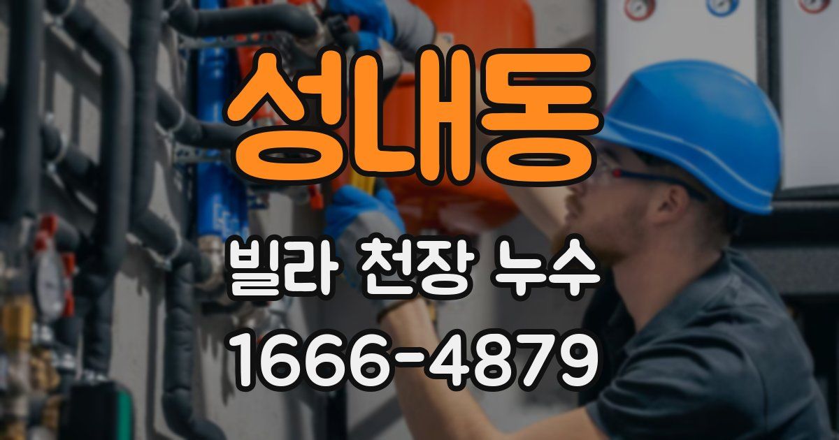 성내동 빌라 천장 누수