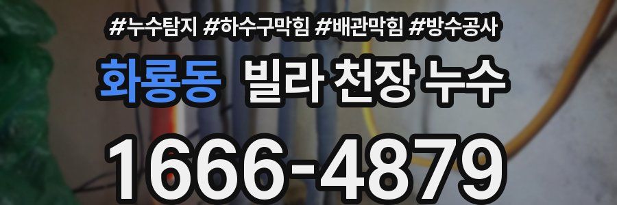 화룡동 빌라 천장 누수