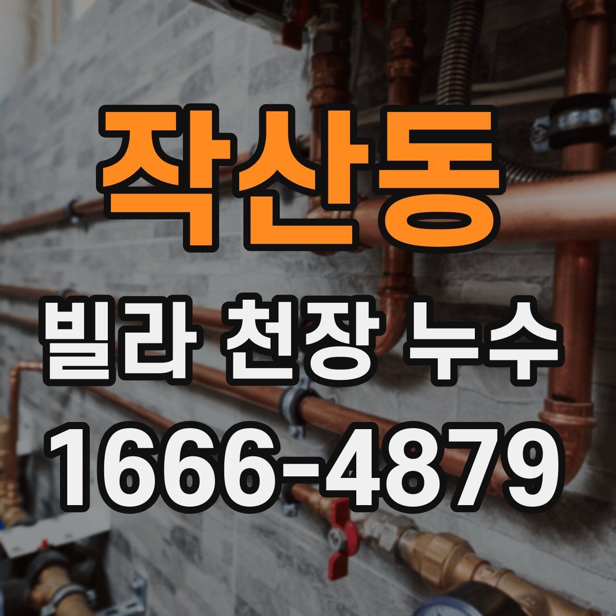 작산동 빌라 천장 누수