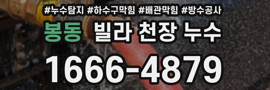 봉동 빌라 천장 누수