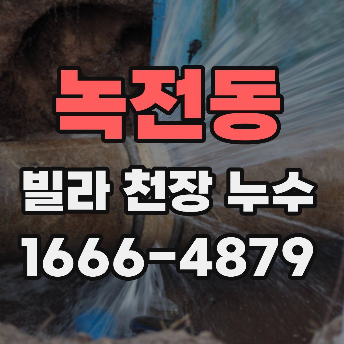 녹전동 빌라 천장 누수