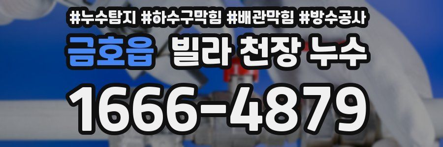 금호읍 빌라 천장 누수