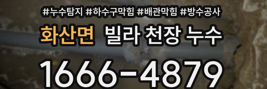 화산면 빌라 천장 누수