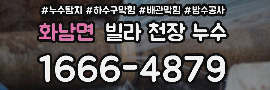 화남면 빌라 천장 누수