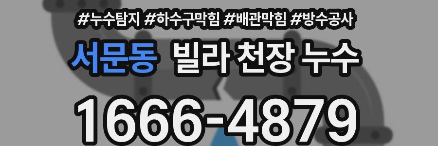 서문동 빌라 천장 누수