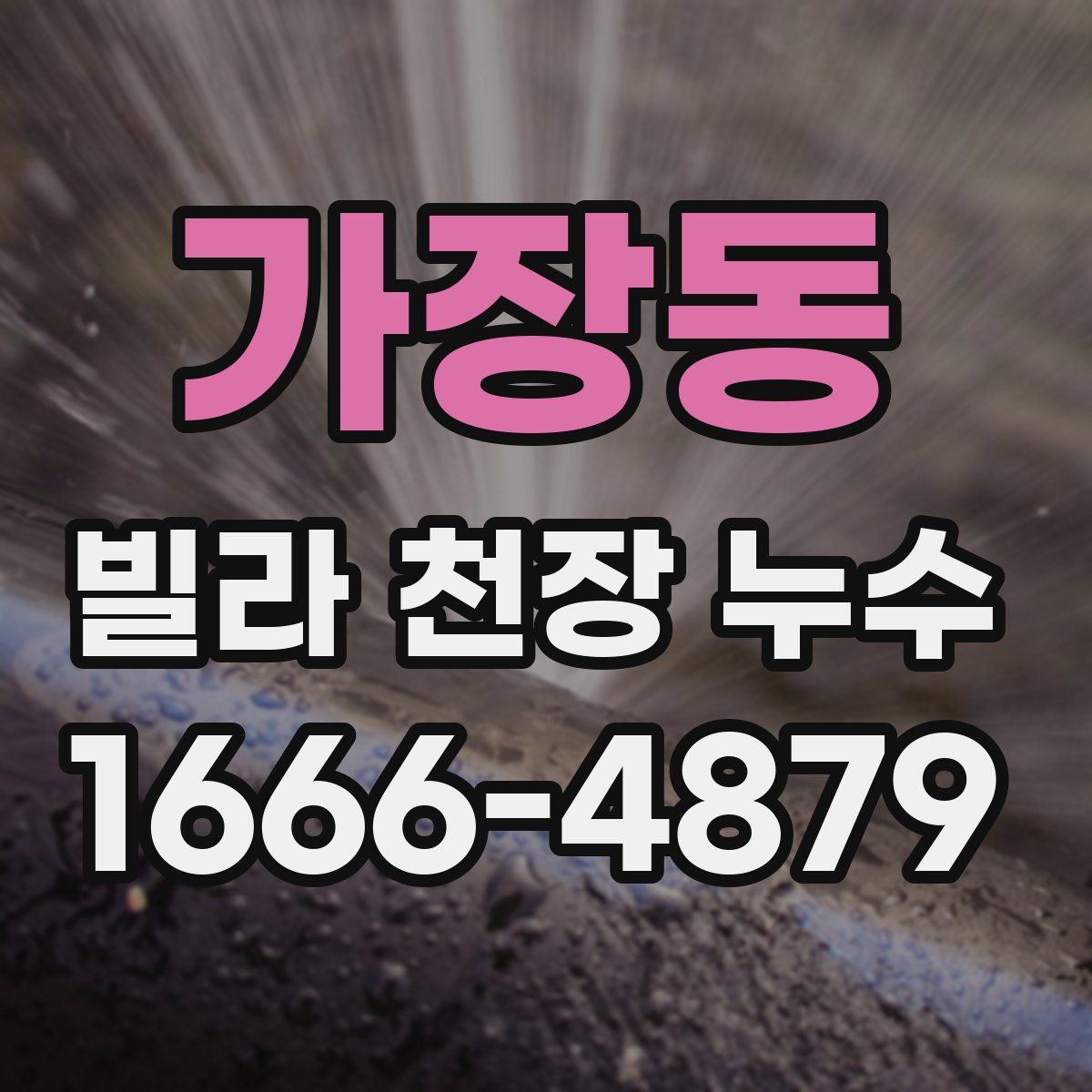 가장동 빌라 천장 누수