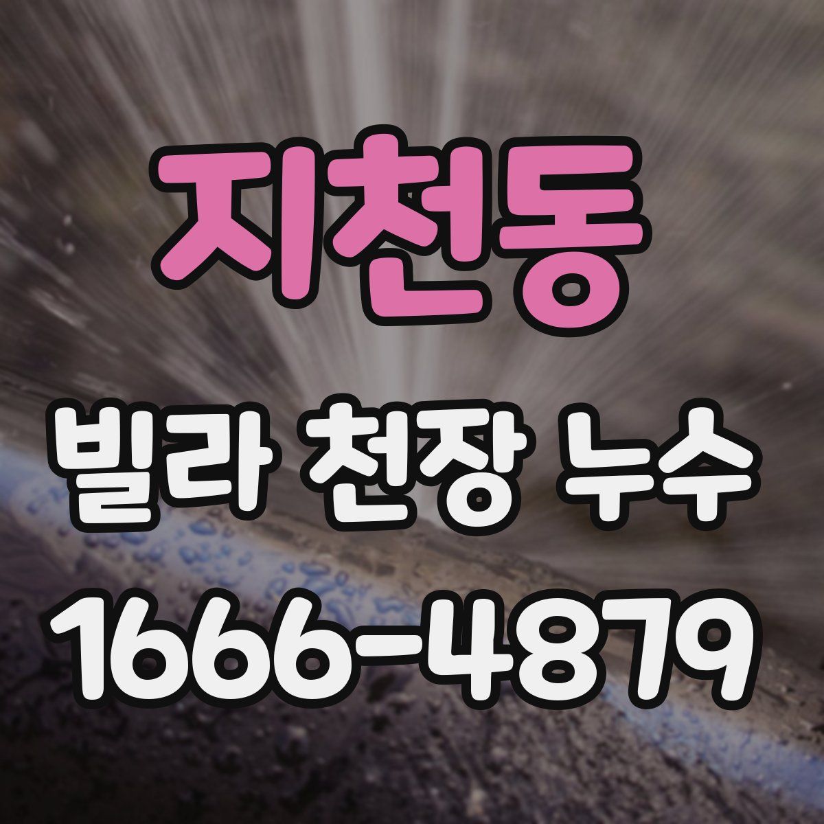 지천동 빌라 천장 누수