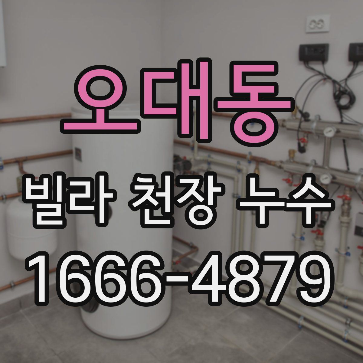 오대동 빌라 천장 누수