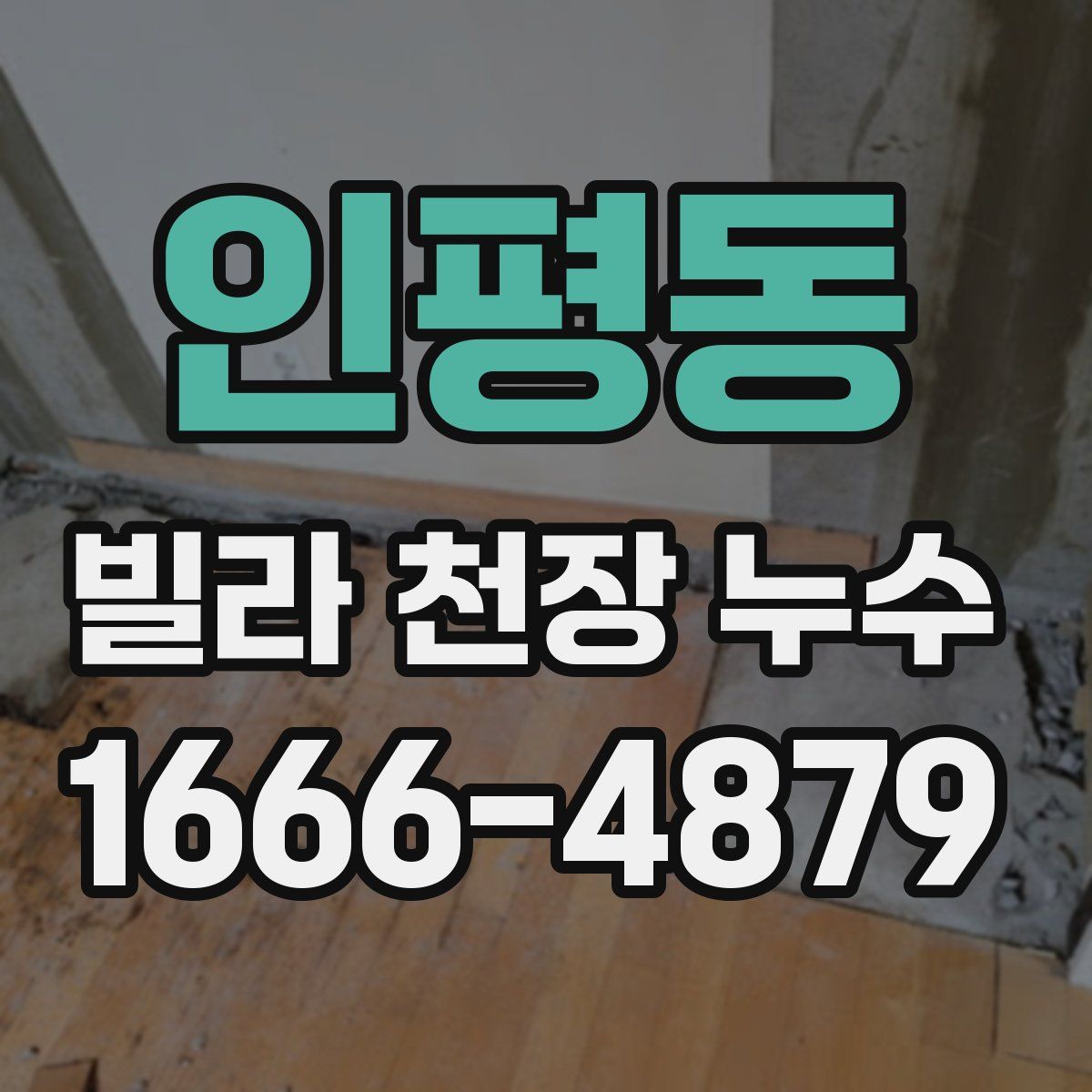 인평동 빌라 천장 누수