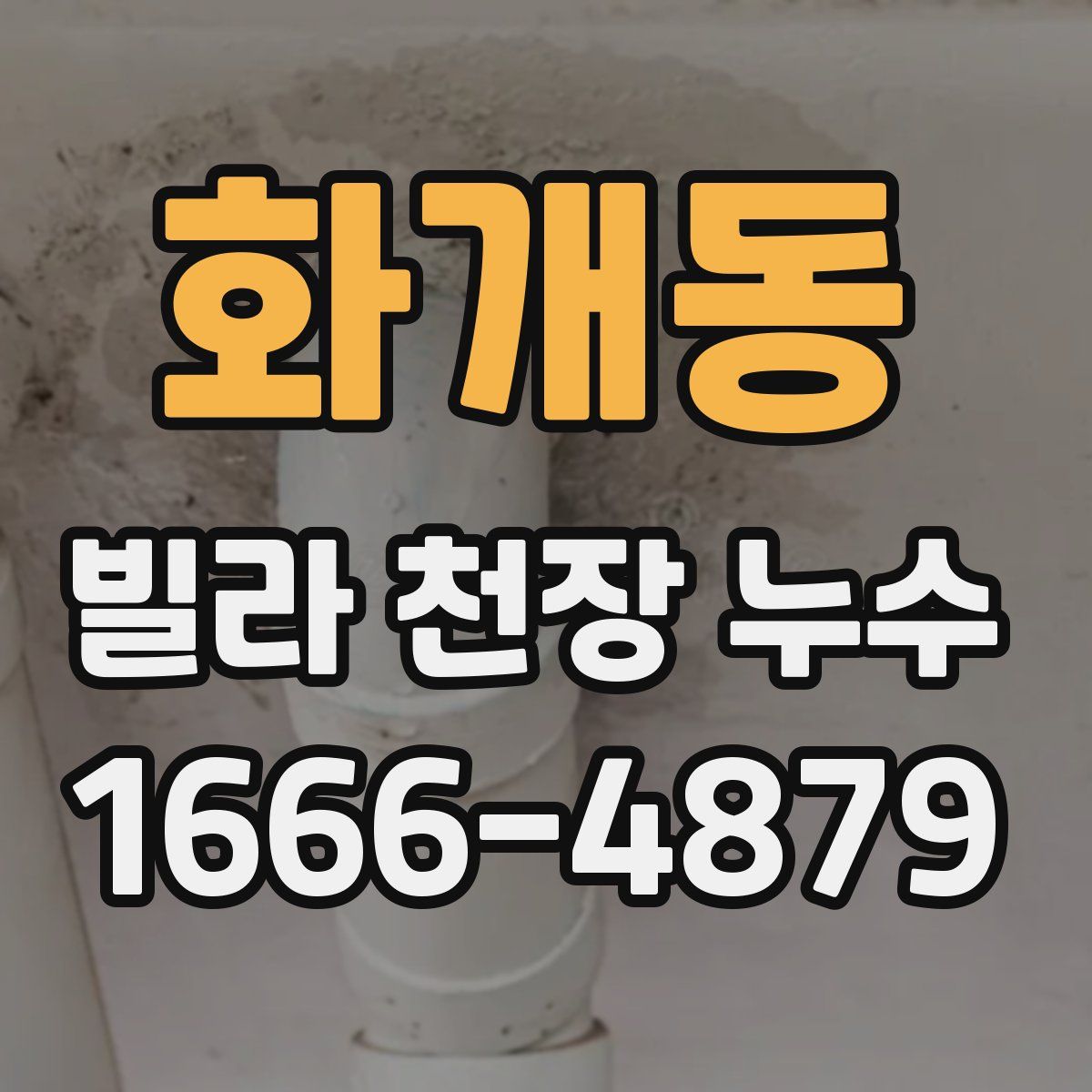 화개동 빌라 천장 누수