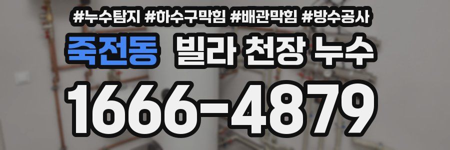 죽전동 빌라 천장 누수