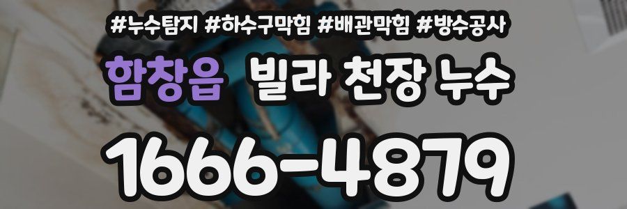 함창읍 빌라 천장 누수