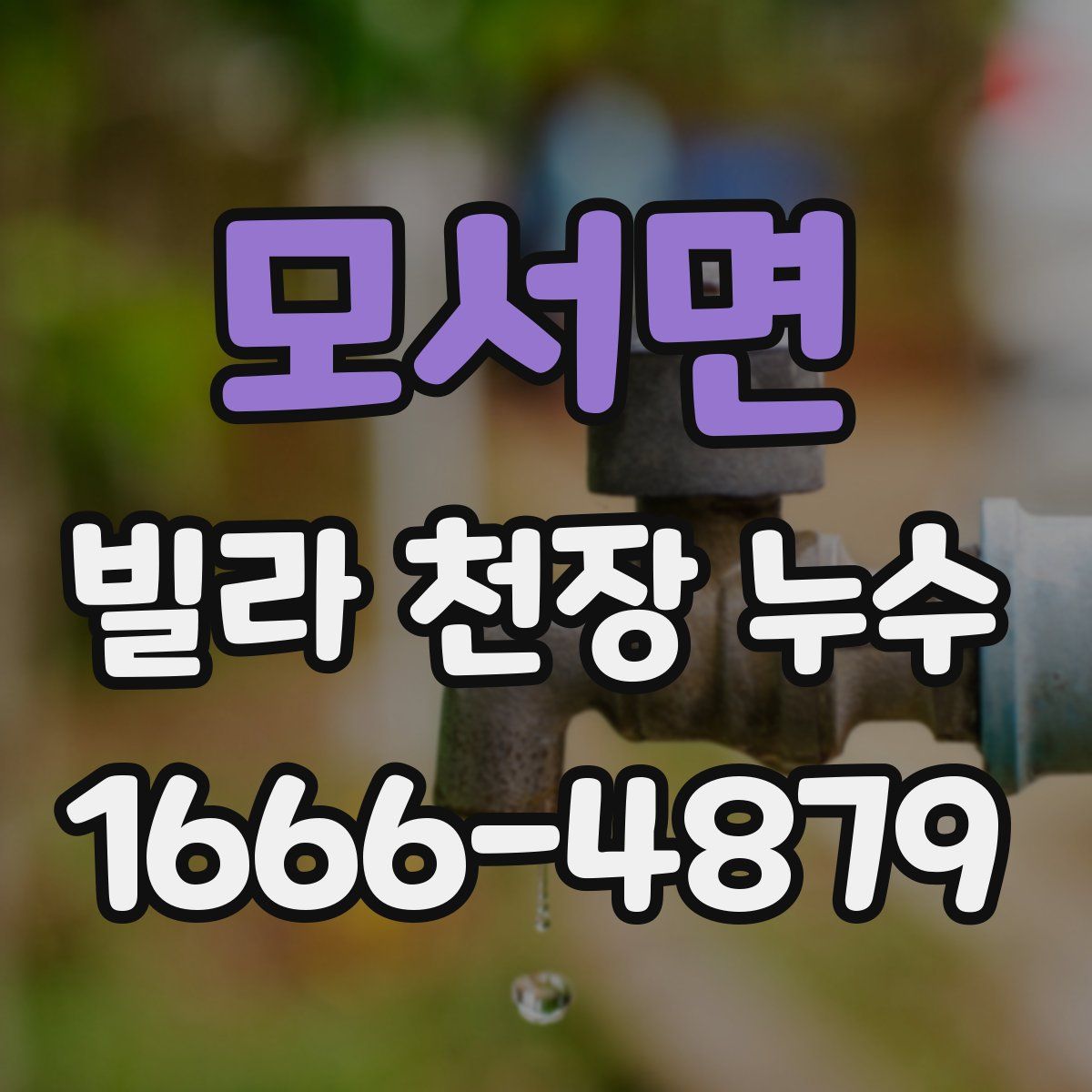 모서면 빌라 천장 누수