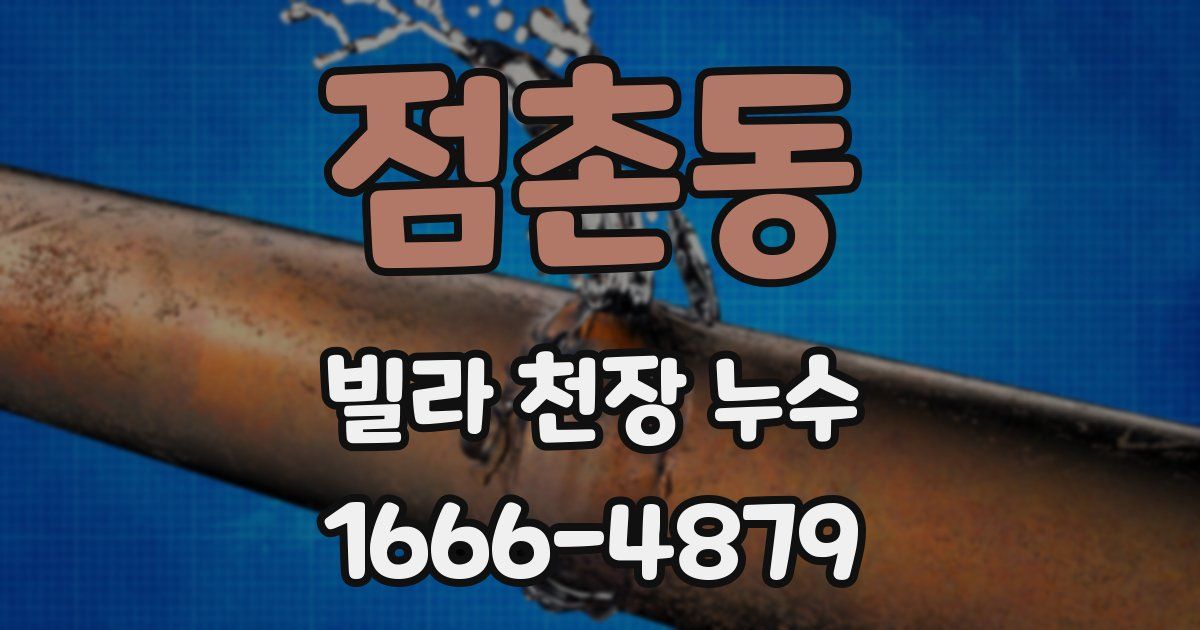 점촌동 빌라 천장 누수