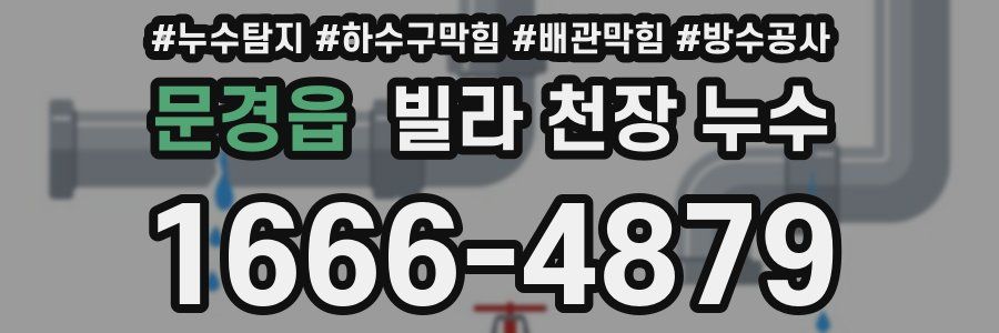 문경읍 빌라 천장 누수