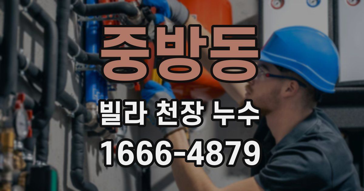중방동 빌라 천장 누수
