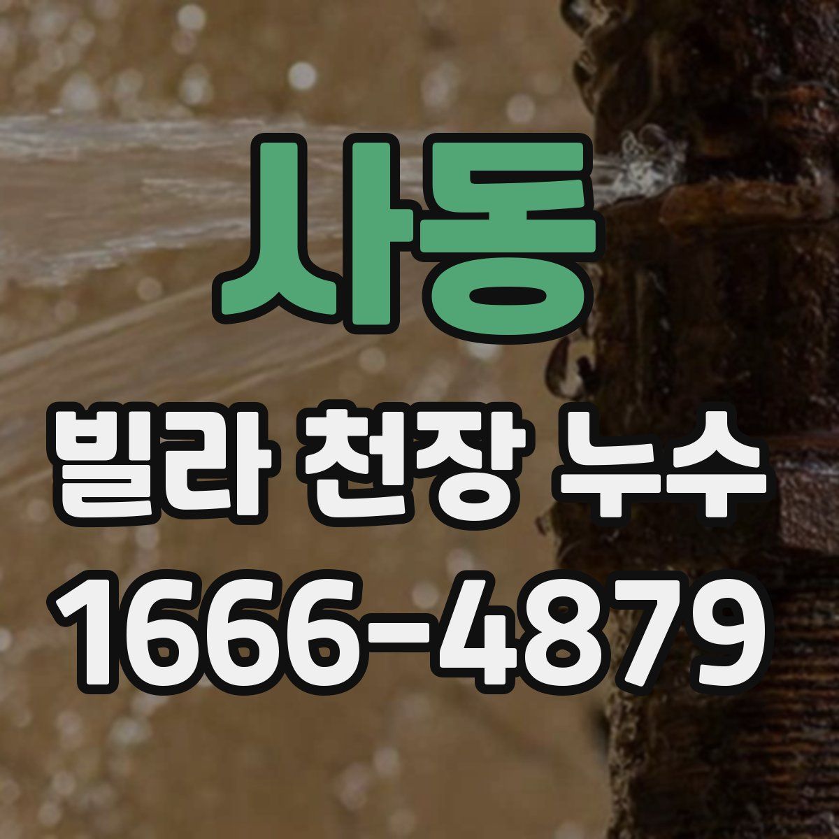 사동 빌라 천장 누수