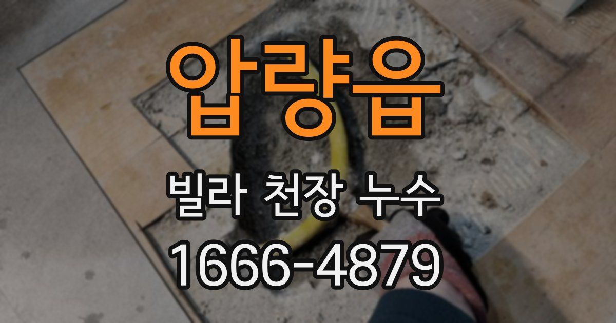압량읍 빌라 천장 누수